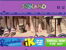 Tablet Screenshot of joyland.co.za